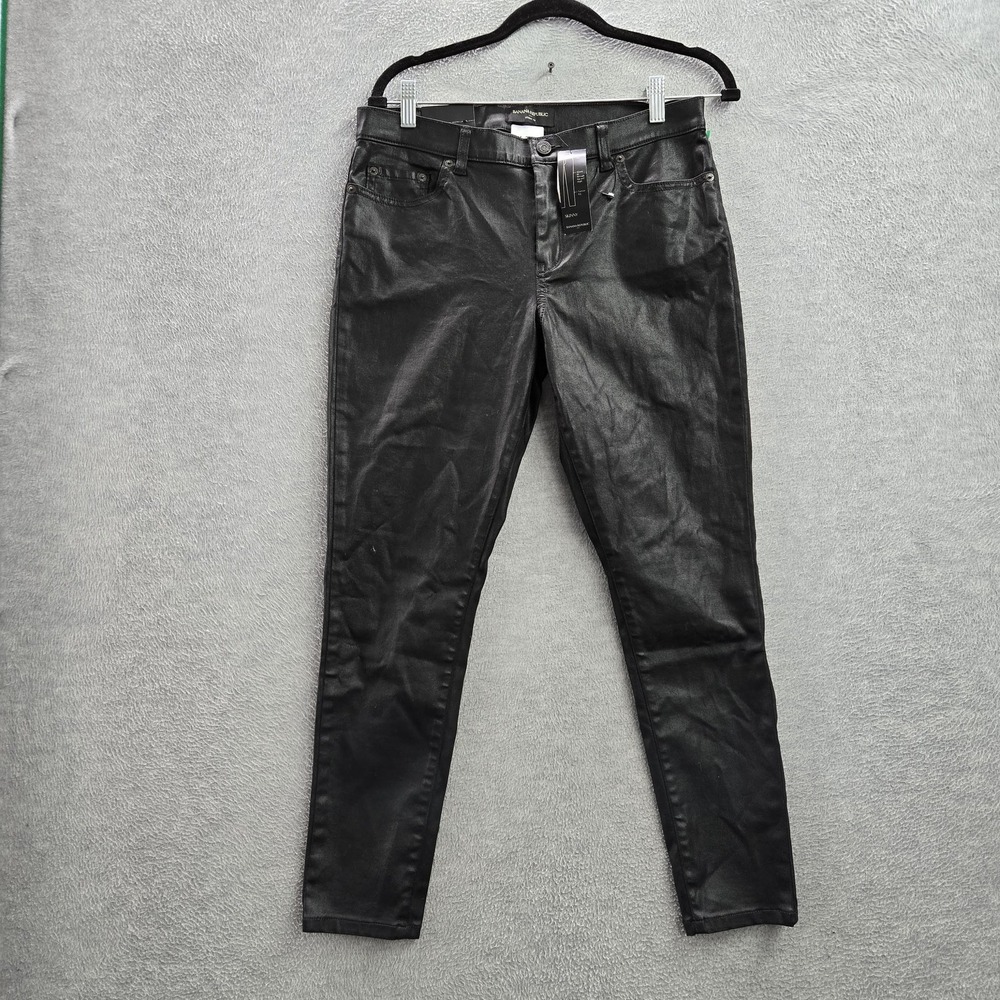 Banana Republic Women Jeans‎ 29/8P Black Skinny Petite 26" Inseam NWT